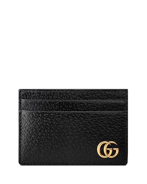 gucci leather credit card holder|Gucci card holder sale clearance.